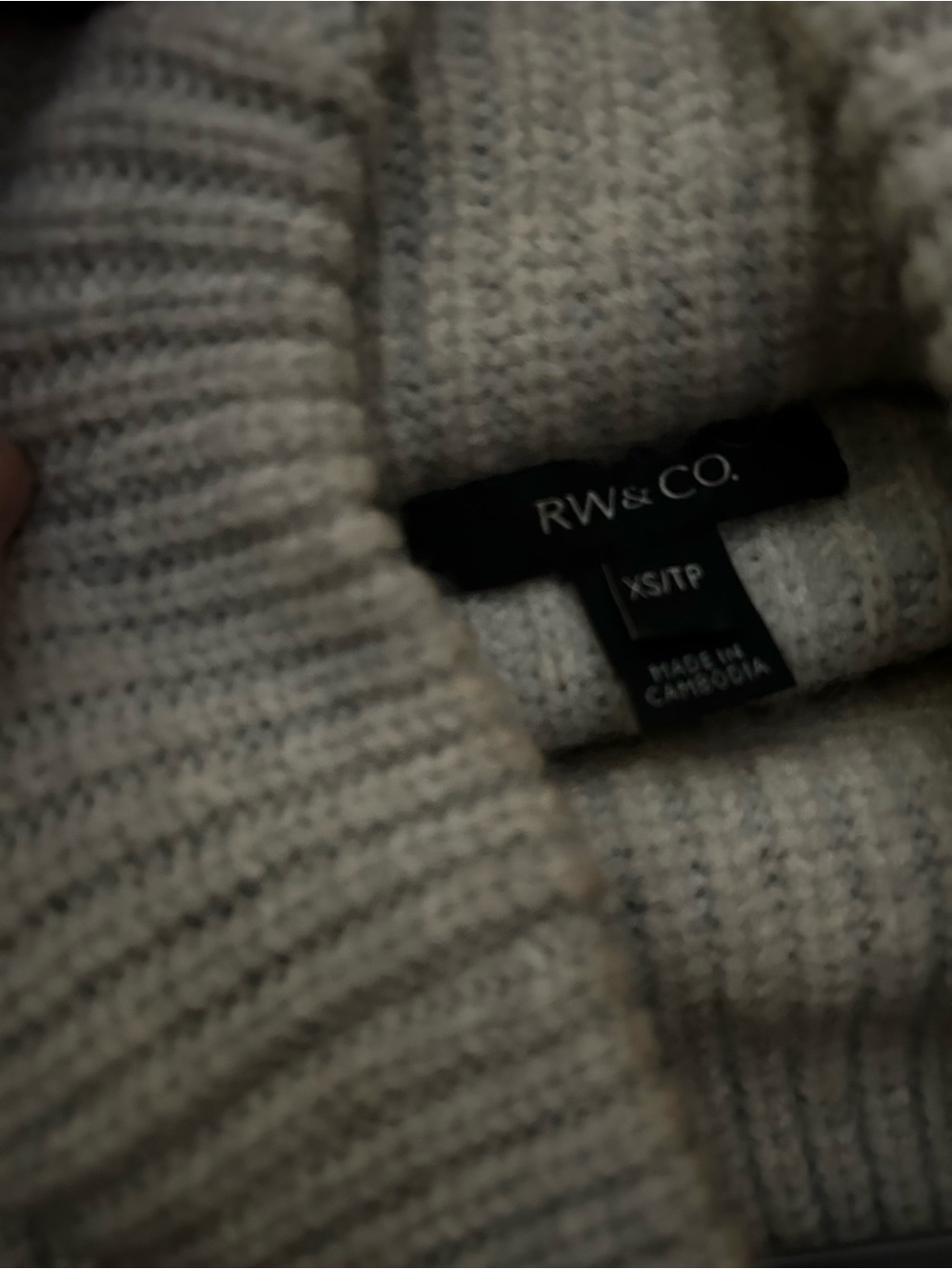 Rw&co Ribbed Sweater - light gray - Picture 5 of 5